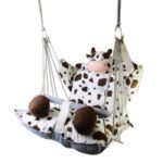 Price and Buy Lovely Cow Pattern Relax Baby and Toddler Swing in White Color – Comfortable and Durable
