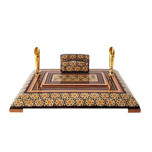 Price and Buy Lux Style – Persian Khatamkari Wooden Pen Holder for Elegant Desks_68fbdbb0ed8cb.jpeg Price and Buy Lux Style – Persian Khatamkari Wooden Pen Holder for Elegant Desks