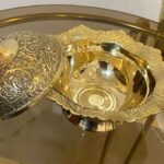 Price and Buy Luxurious Brass Sugar Bowl with Detailed Lid - Image 3