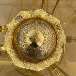 Price and Buy Luxurious Brass Sugar Bowl with Detailed Lid - Image 4