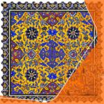 Price and Buy Luxurious Floral Velvet Tablecloth in Warm Yellow Tones - Image 3