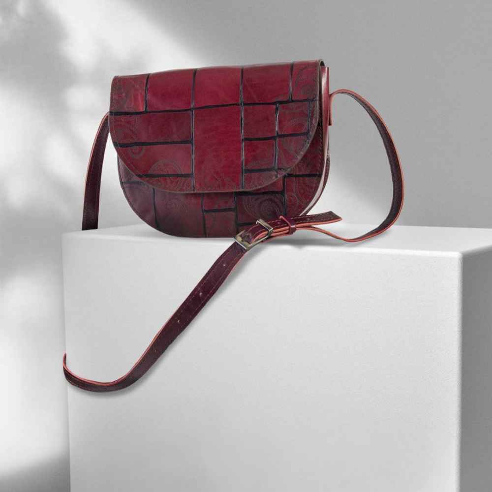 Price and Buy Luxurious Handcrafted Leather Crossbody Shoulder Bag – Kheshti Edition - Image 3
