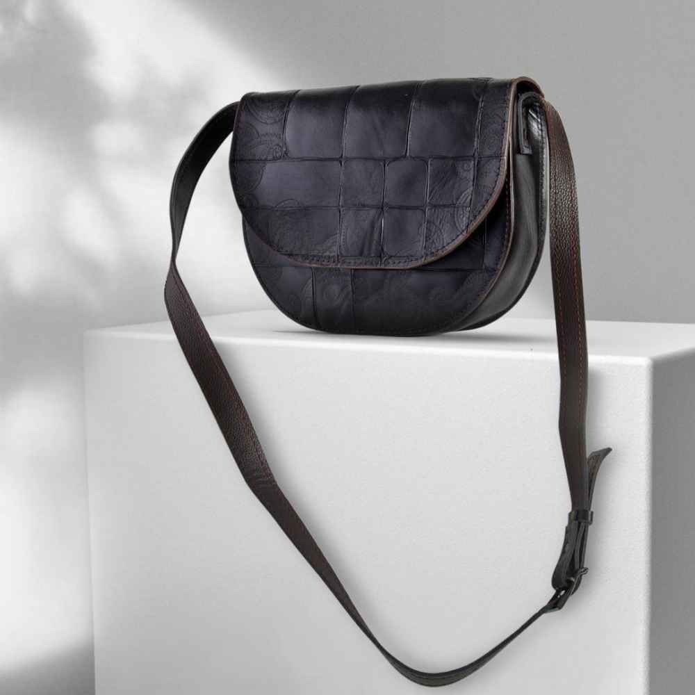Price and Buy Luxurious Handcrafted Leather Crossbody Shoulder Bag – Kheshti Edition - Image 4