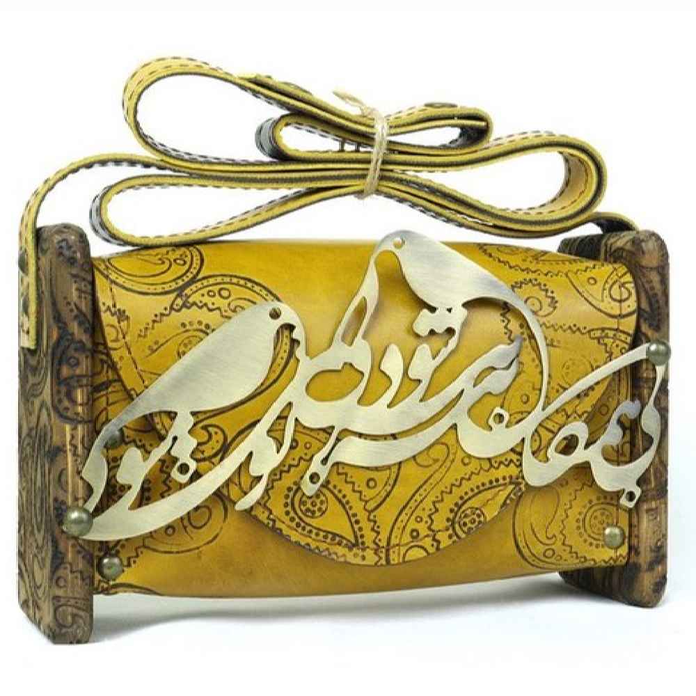Price and Buy Luxurious Handcrafted Leather Crossbody Shoulder Bag – Persian Bi Hamegan - Image 4