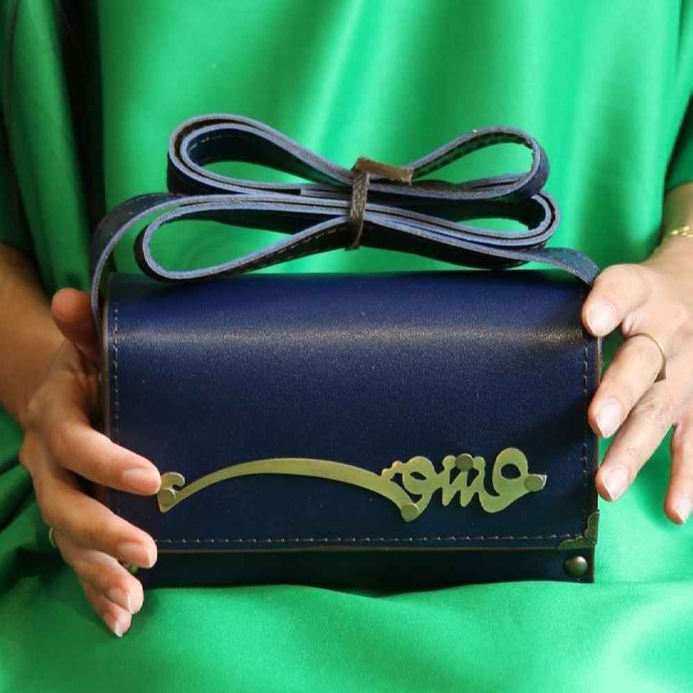 Price and Buy Luxurious Handcrafted Leather Crossbody Shoulder Bag – Persian Eshgh Design - Image 4
