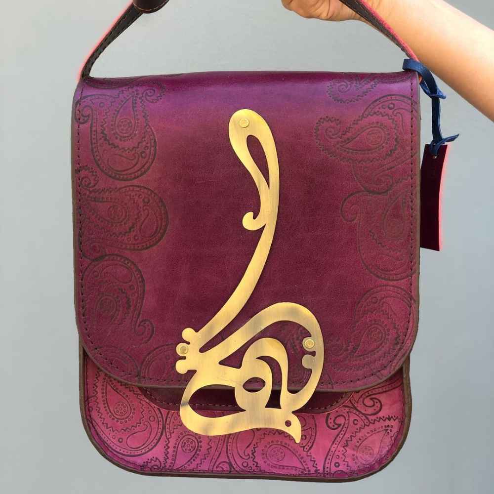 Price and Buy Luxurious Handcrafted Leather Crossbody Shoulder Bag – Persian Hich Design