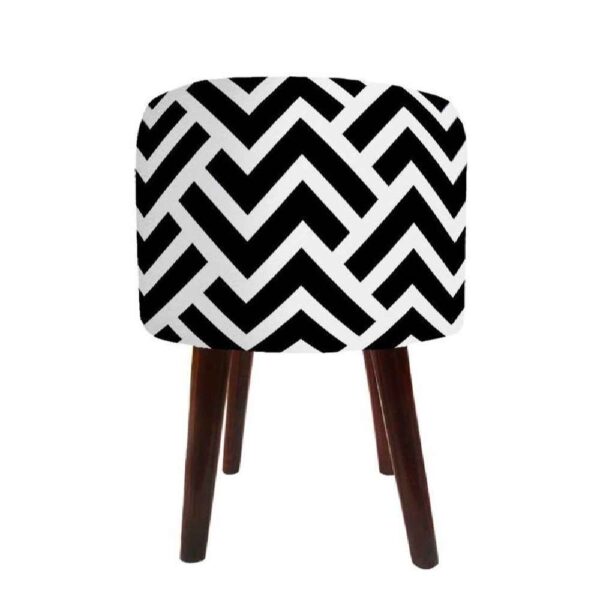 Price and Buy Luxurious Velvet Footstool with Wooden Legs Round Zigzag_68fcf5fe943d2.jpeg Price and Buy Luxurious Velvet Footstool with Wooden Legs Round Zigzag
