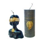 Price and Buy Luxury Handmade Cylindrical Candle – Cylindrical & Natalie Large Size with Unique Design (2x)