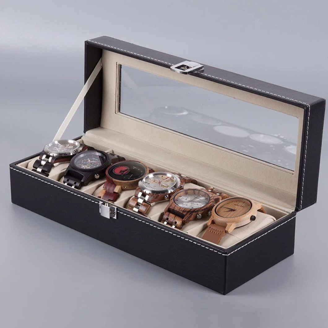 Price and Buy Luxury Leather Watch Box – 5 Slots - Image 7
