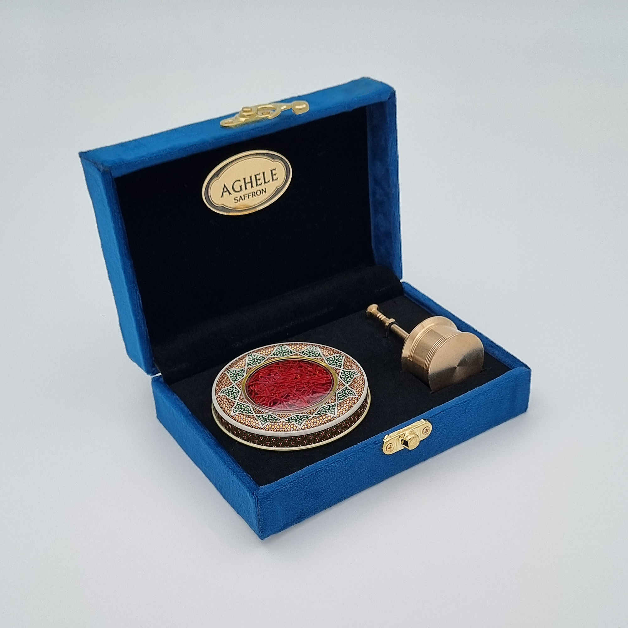 Price and Buy Luxury Persian Saffron Gift Box – 1 Gram – with Mortar for All Occasions