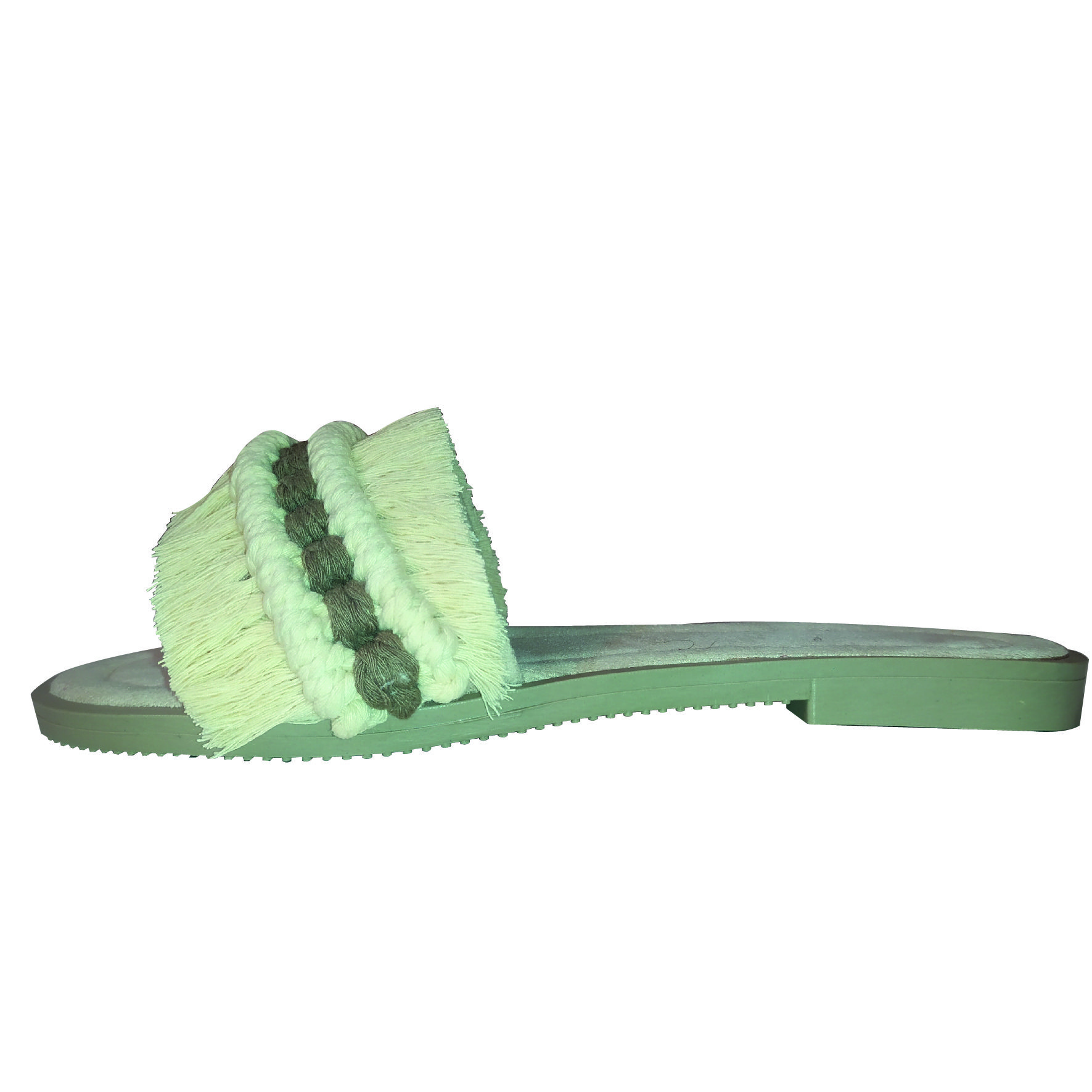 Price and Buy Macrame Boho Chic Flat Slippers for Women Model Baft