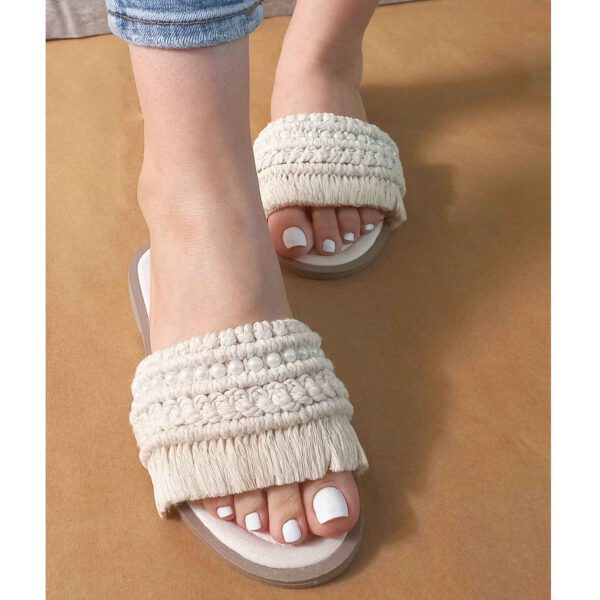 Price and Buy Macrame Boho Chic Flat Slippers Handmade for Women_69005b9528f99.jpeg Price and Buy Macrame Boho Chic Flat Slippers Handmade for Women