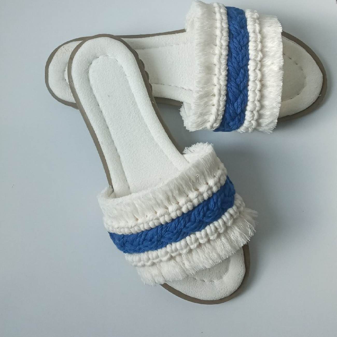 Price and Buy Macrame Boho Chic Slippers for Women Model Bergamot - Image 5