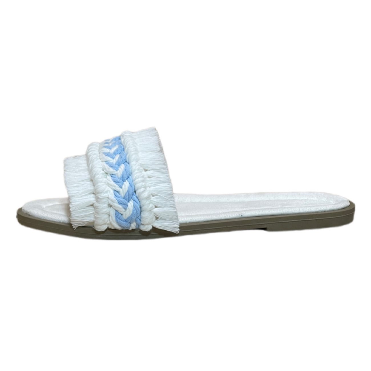 Price and Buy Macrame Boho Chic Slippers for Women Model Flat
