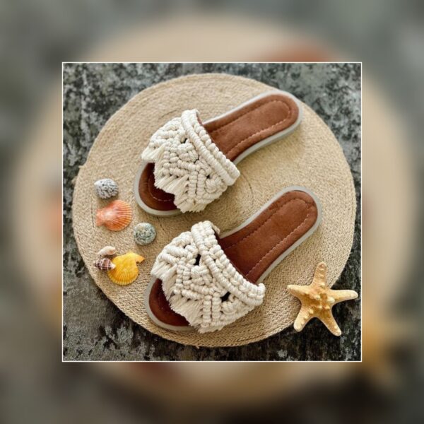 Price and Buy Macrame Boho Chic Slippers for Women Model Sadaf_690072a880bf3.jpeg Price and Buy Macrame Boho Chic Slippers for Women Model Sadaf
