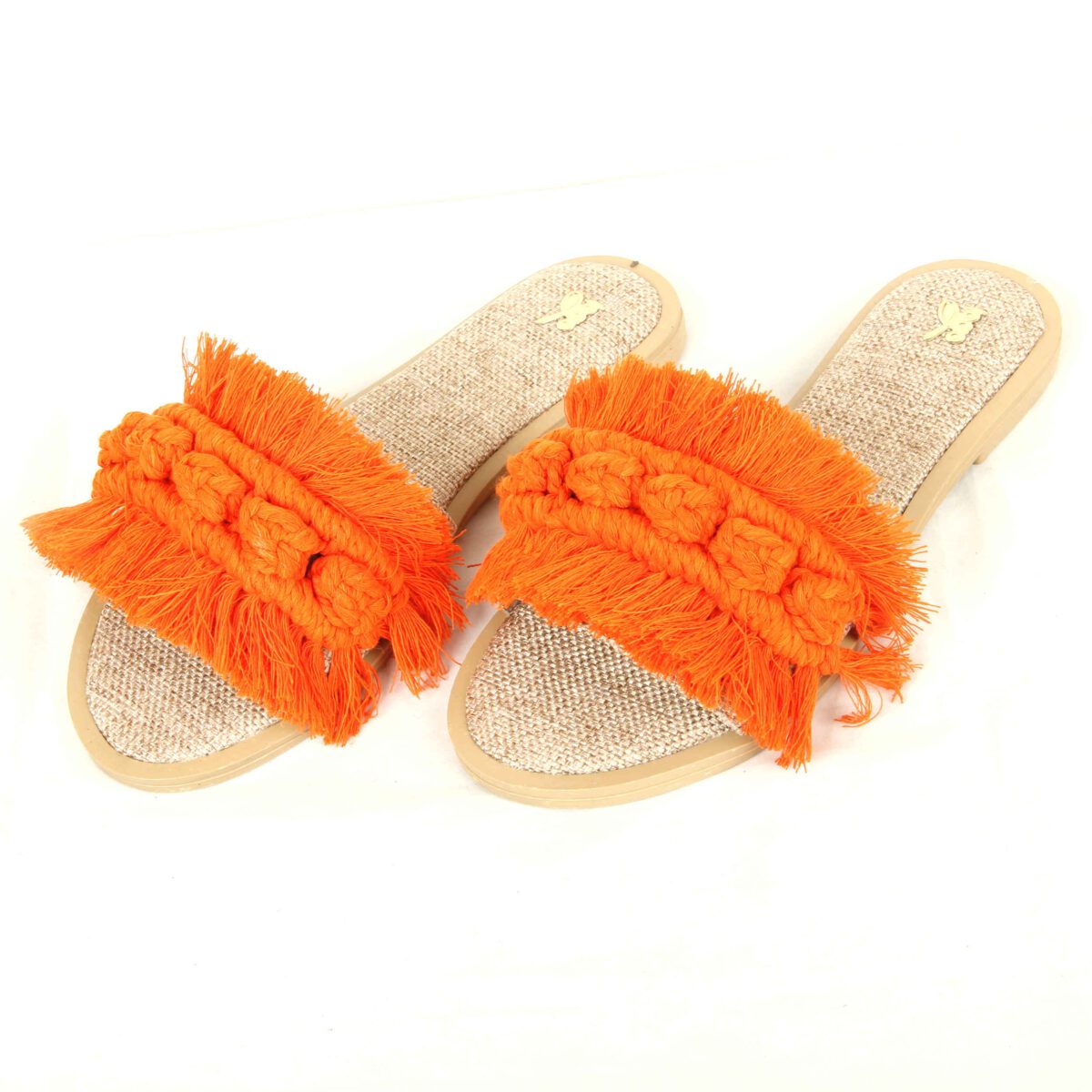 Price and Buy Macrame Boho Chic Slippers for Women with Round Toe - Image 3