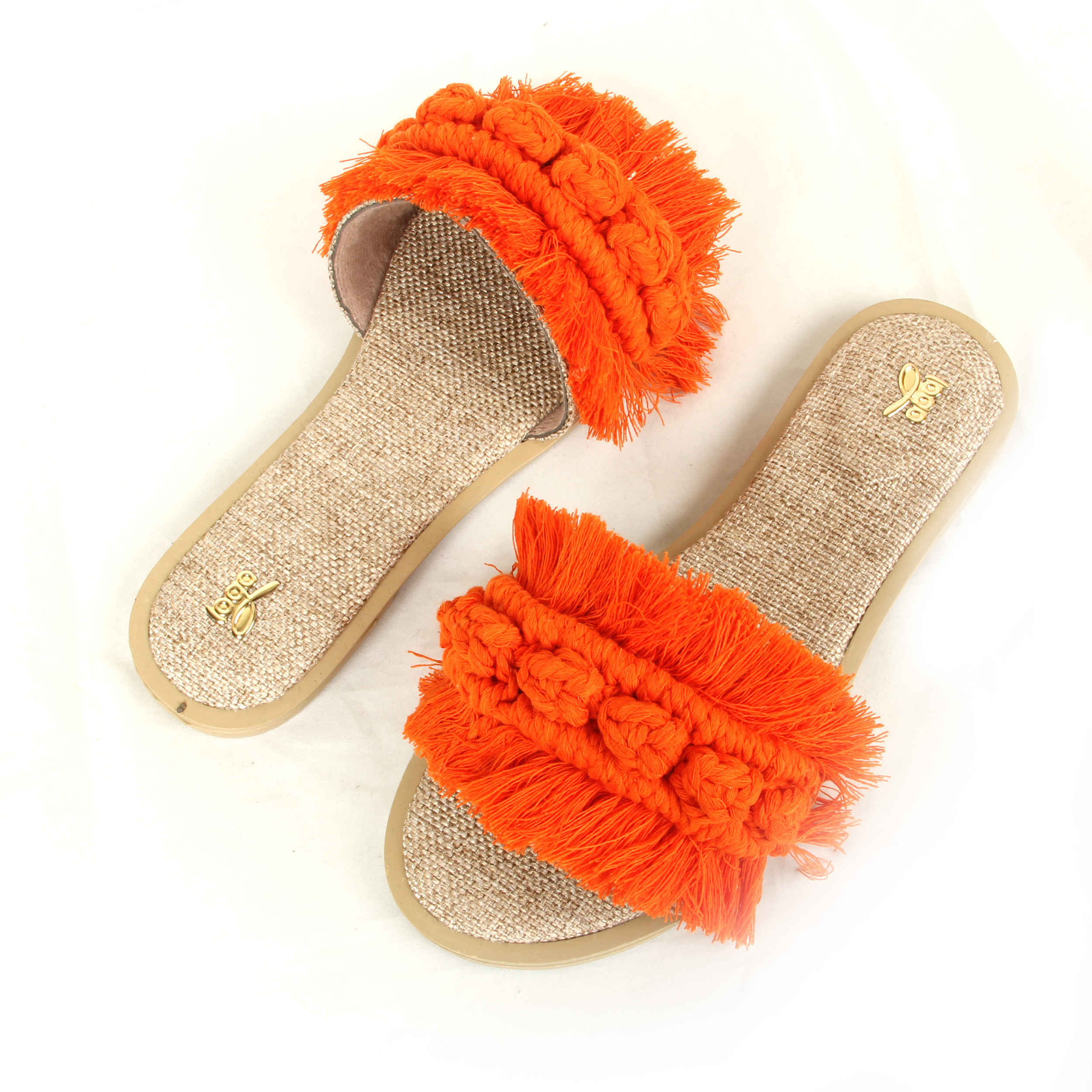 Price and Buy Macrame Boho Chic Slippers for Women with Round Toe - Image 4