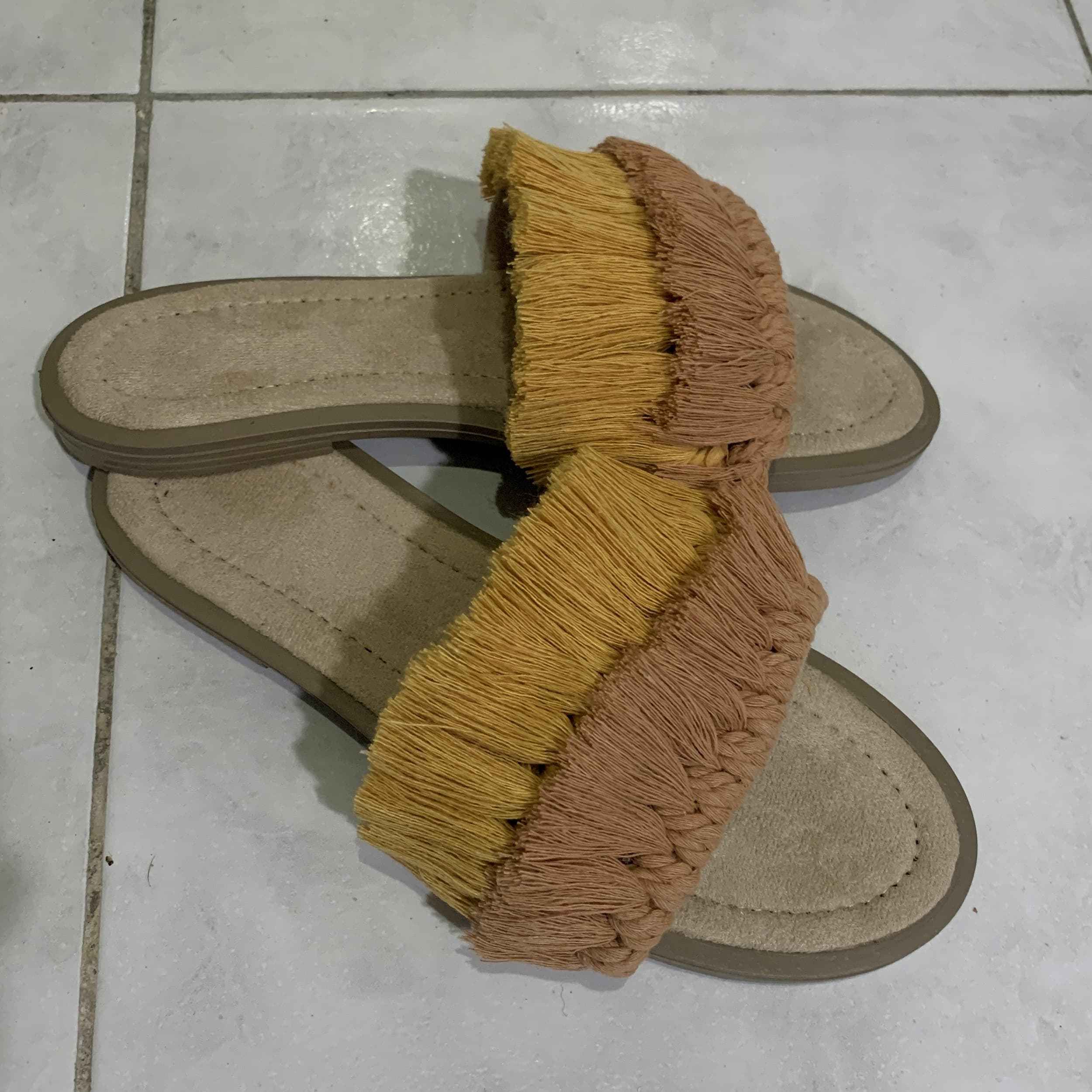 Price and Buy Macrame Boho Chic Slippers for Women - Image 3