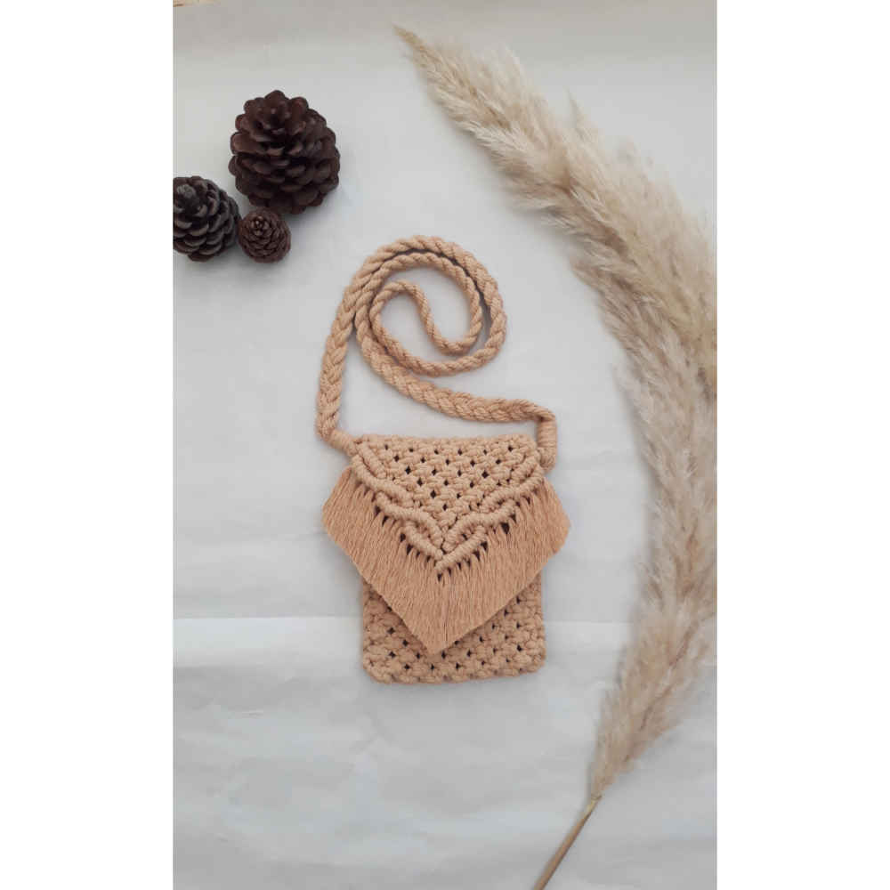 Price and Buy Macrame Crossbody Shoulder Bag Luxurious Handcrafted Sana - Image 5