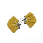 Price and Buy Macrame Hoop Tassel Earrings Model Circle for Women - Image 3