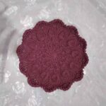 Price and Buy Macrame Placemat Crimson Blossom Intricate Floral Centerpiece