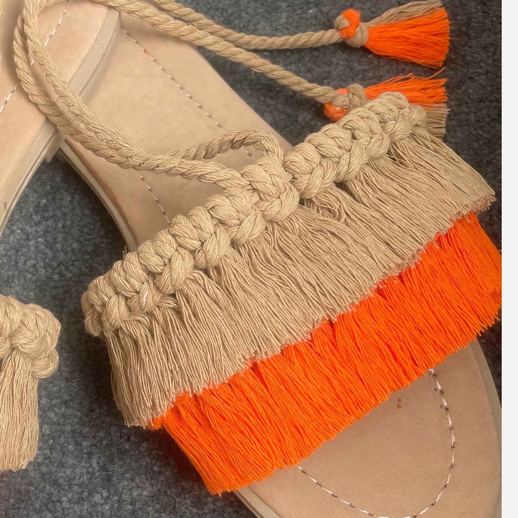 Price and Buy Macramé Sandals for Women – Trendy Handmade Sandals for Casual Wear - Image 3