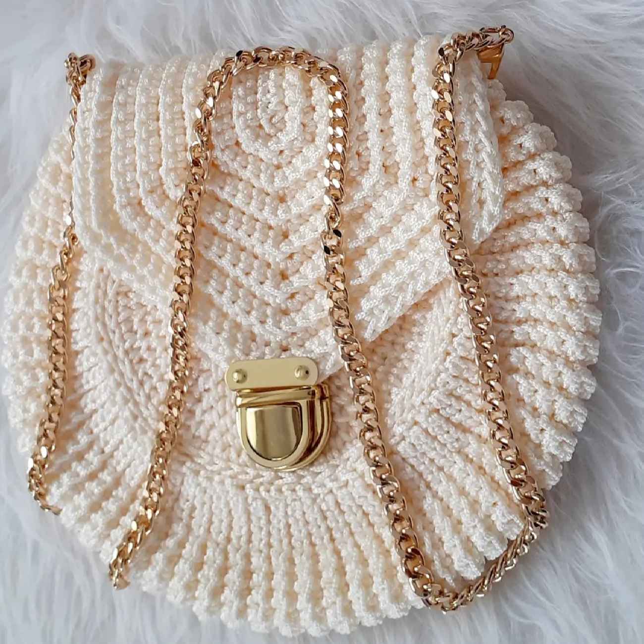 Price and Buy Macrame Sling Bag for Women Handwoven Model Circular - Image 5