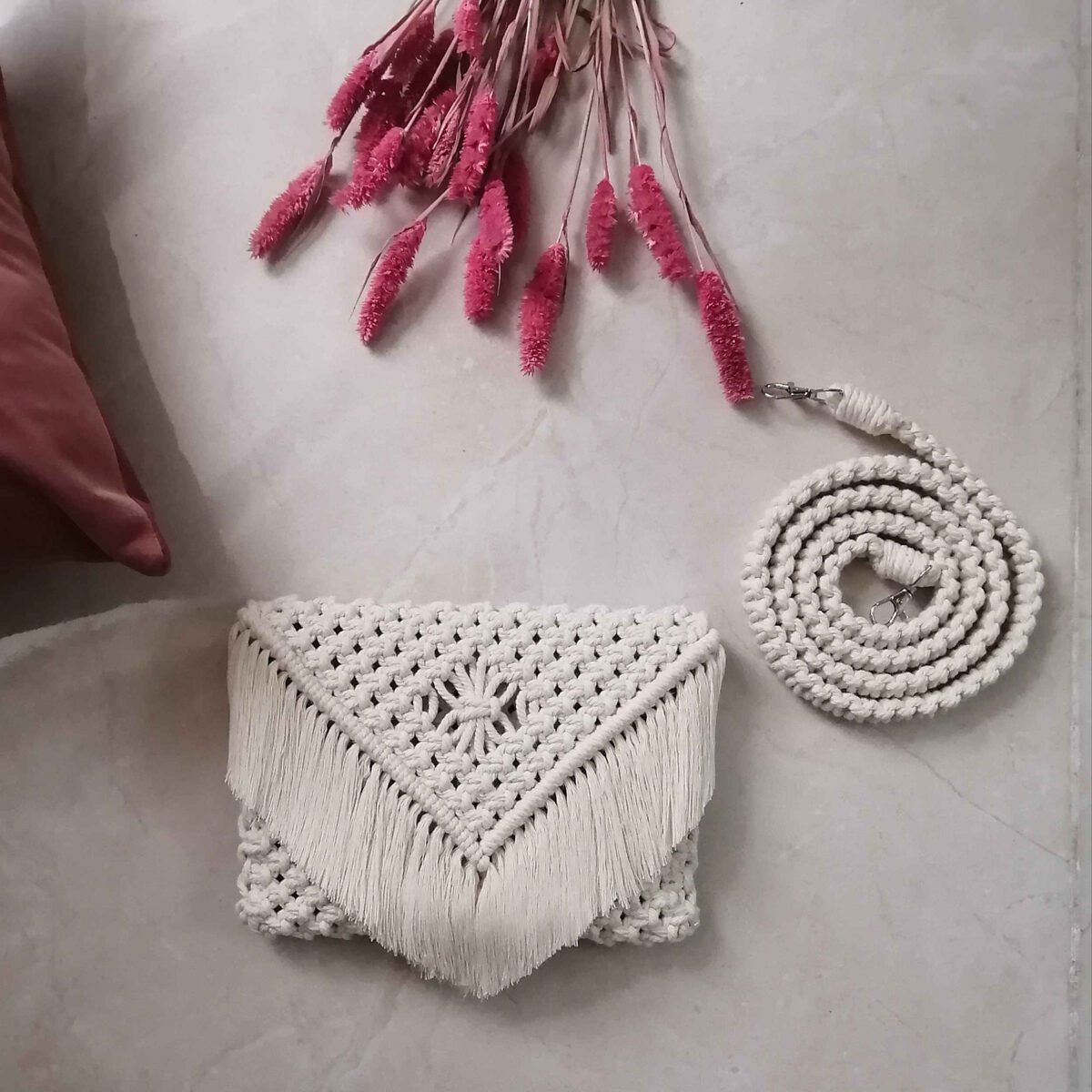 Price and Buy Macrame Sling Bag for Women Handwoven Model Gandom - Image 3