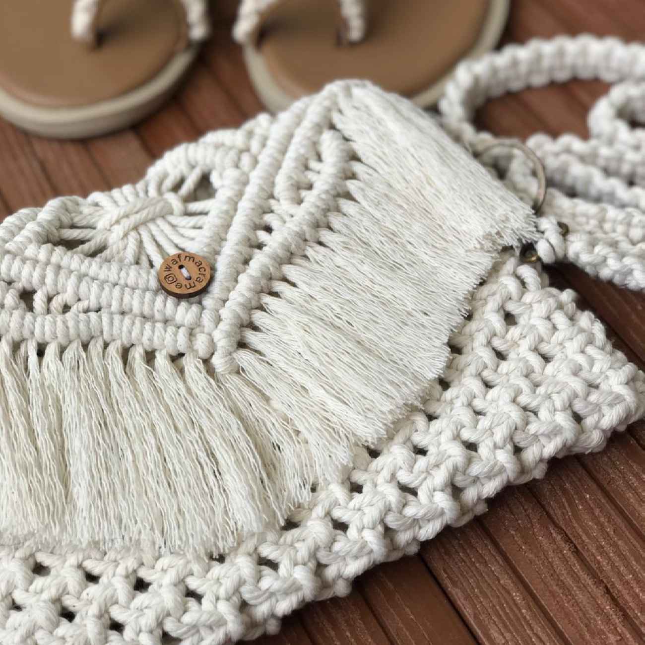 Price and Buy Macrame Sling Bag Handwoven for Women Model Refah - Image 4