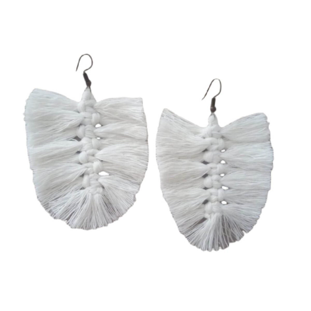 Price and Buy Macrame Tassel Earrings for Women Model Leaf