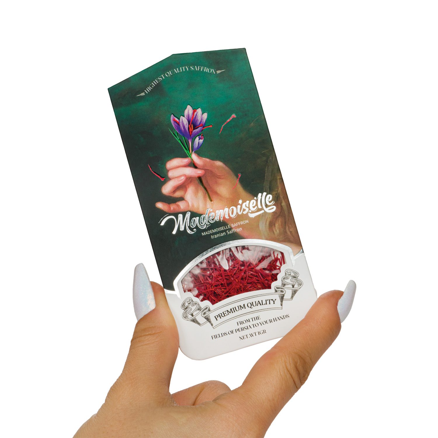 Price and Buy Mademoiselle Negin Saffron – Authentic Iranian – 1 Gram - Image 3