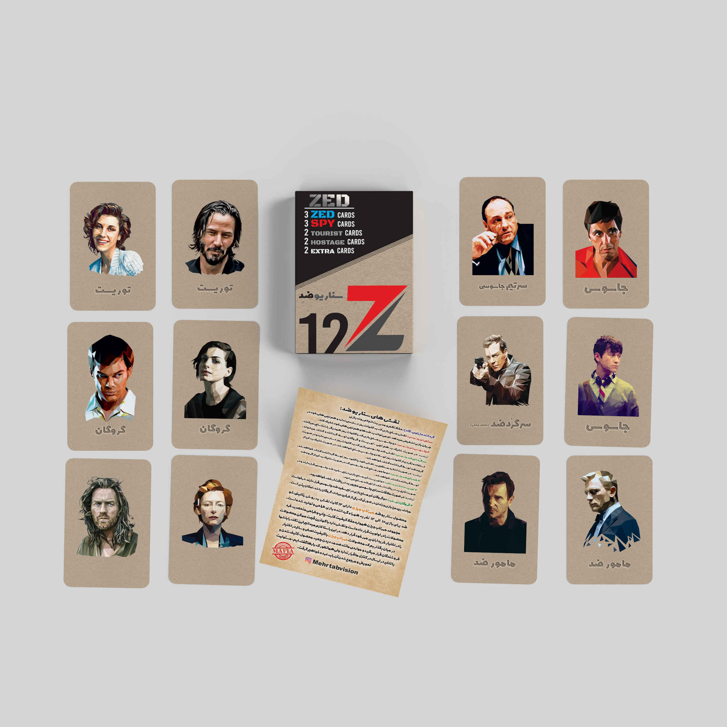 Price and Buy Mafia Playing Card Game Zed Scenario (Farsi) - Image 5