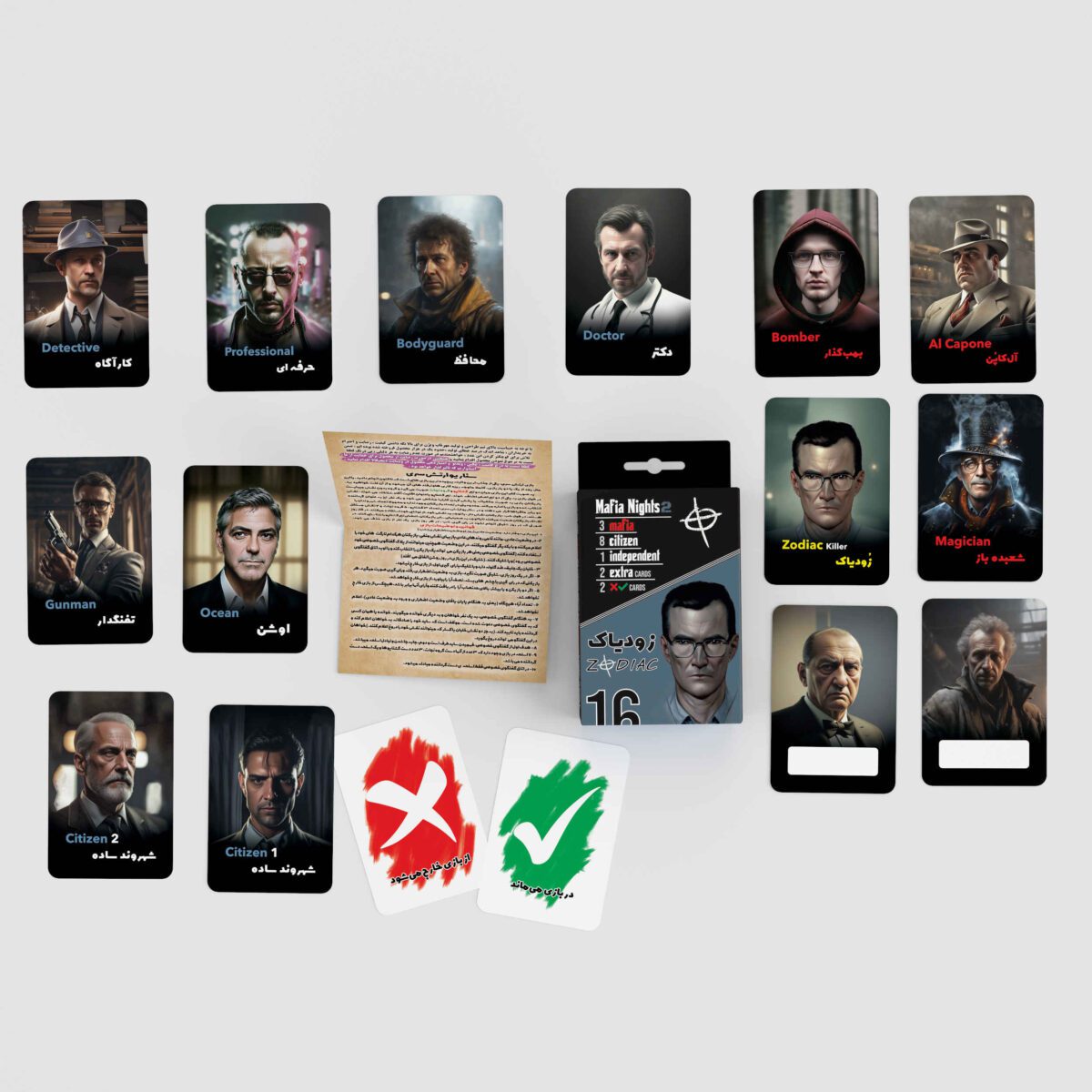 Price and Buy Mafia Playing Card Game Zodiac Scenario (Farsi) - Image 6