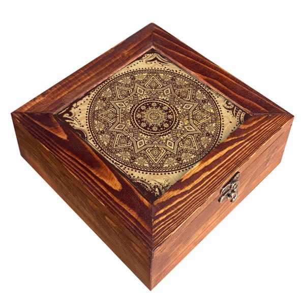 Price and Buy Mandala Design Organizer – Tea Box with Dividers_68f7715d2789b.jpeg Price and Buy Mandala Design Organizer – Tea Box with Dividers