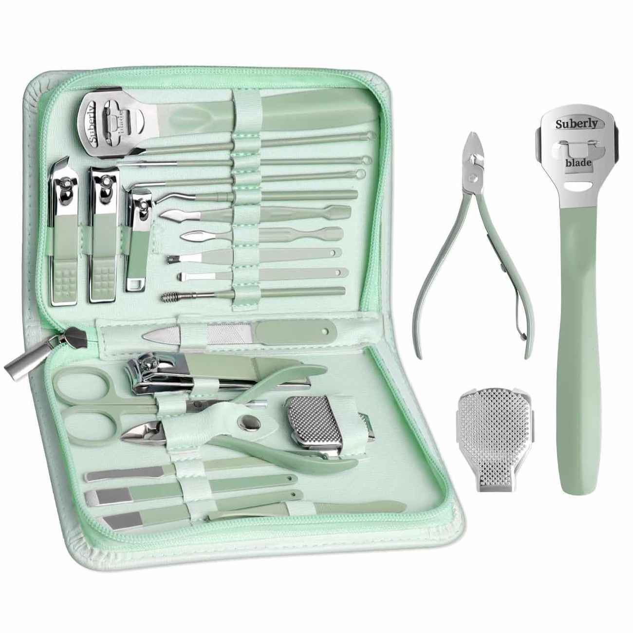 Price and Buy Manicure and Pedicure Set Turqoise 22-Piece - Image 3