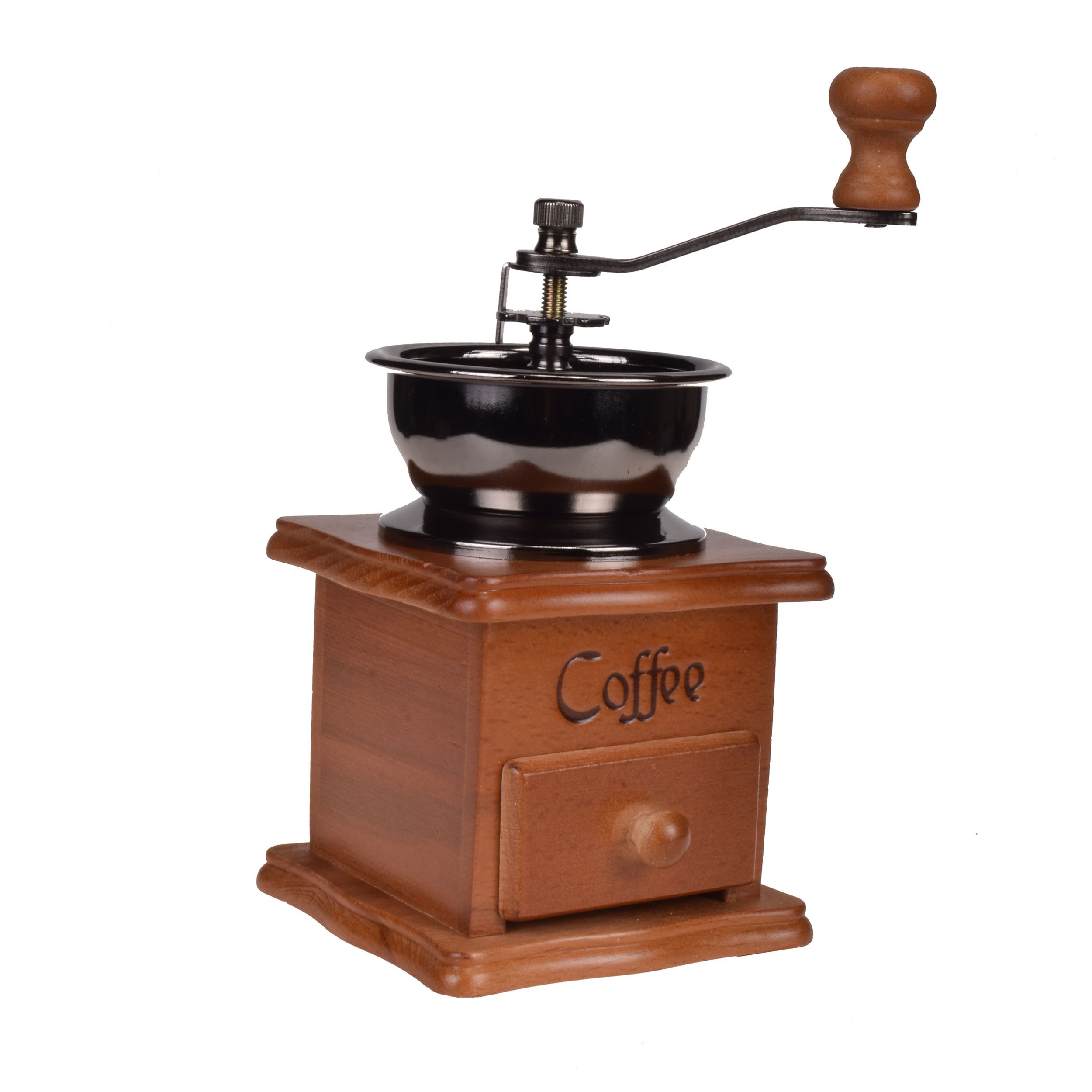 Price and Buy Manual Coffee Grinder with Ceramic Blades – Beech Wood Body, Metal Lever, and Drawer_6903e7fa20de6.jpeg Price and Buy Manual Coffee Grinder with Ceramic Blades – Beech Wood Body, Metal Lever, and Drawer - Image 1