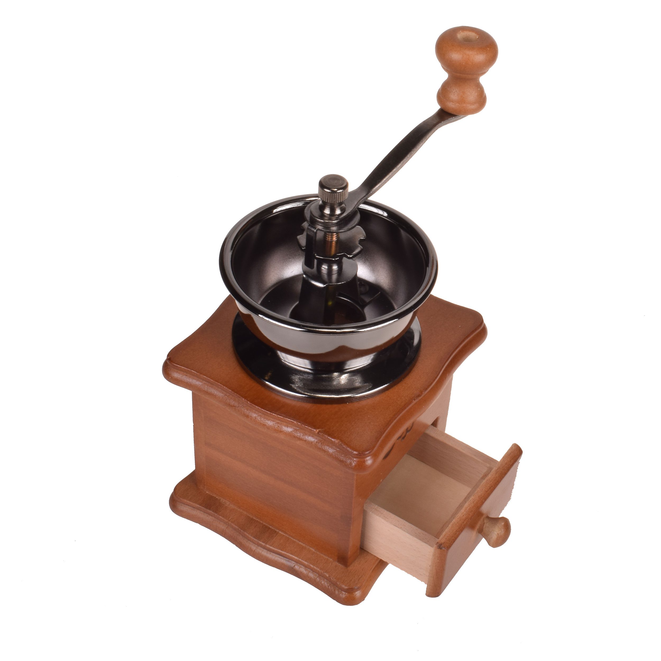Price and Buy Manual Coffee Grinder with Ceramic Blades – Beech Wood Body, Metal Lever, and Drawer_6903e8019ce12.jpeg Price and Buy Manual Coffee Grinder with Ceramic Blades – Beech Wood Body, Metal Lever, and Drawer - Image 4