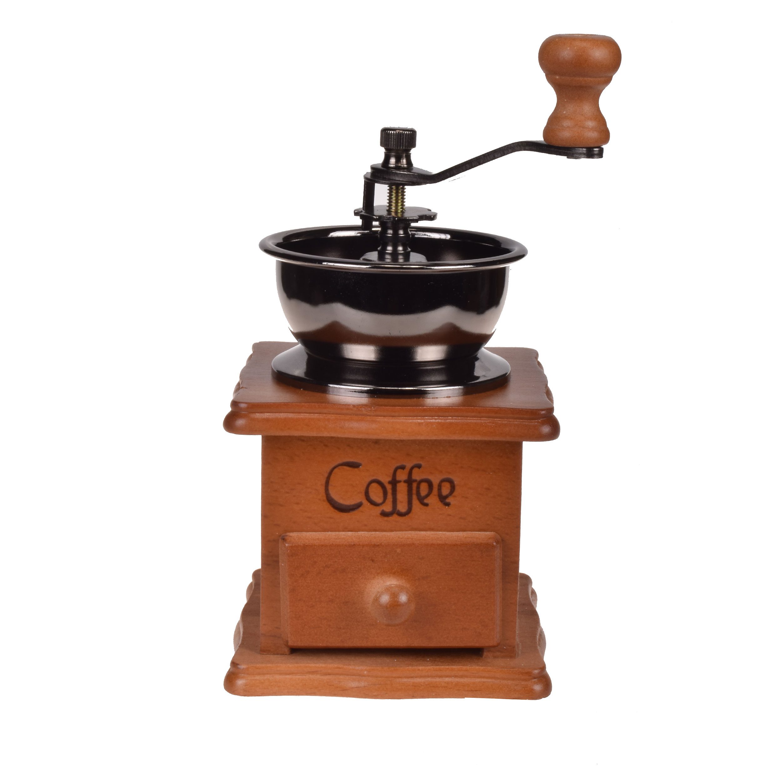 Price and Buy Manual Coffee Grinder with Ceramic Blades – Beech Wood Body, Metal Lever, and Drawer_6903e80dba027.jpeg Price and Buy Manual Coffee Grinder with Ceramic Blades – Beech Wood Body, Metal Lever, and Drawer - Image 6