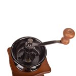 Price and Buy Manual Coffee Grinder with Ceramic Blades – Beech Wood Body, Metal Lever, and Drawer - Image 8