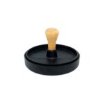 Price and Buy Manual Metal Shami Kebab & Burger Press – in Wood-Handle | Black