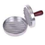 Price and Buy Manual Shami Kebab and Burger Press – in Aluminum & Wood-Handle
