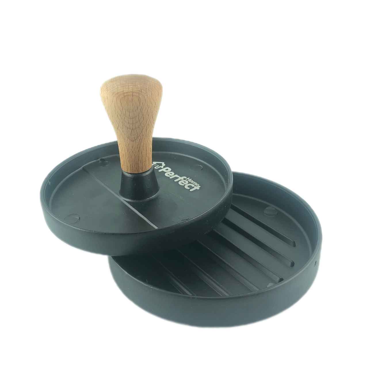 Price and Buy Manual Shami Kebab and Burger Press – Wood Handle | Perfect Home_6901996840340.jpeg Price and Buy Manual Shami Kebab and Burger Press – Wood Handle | Perfect Home - Image 1