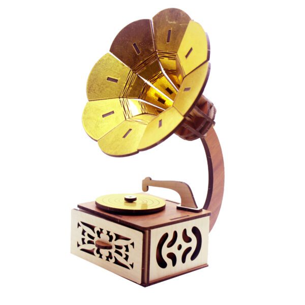 Price and Buy Maquette Model Kit: Wooden Gramophone Replica for Décor_68fe9661a60ab.jpeg Price and Buy Maquette Model Kit: Wooden Gramophone Replica for Décor