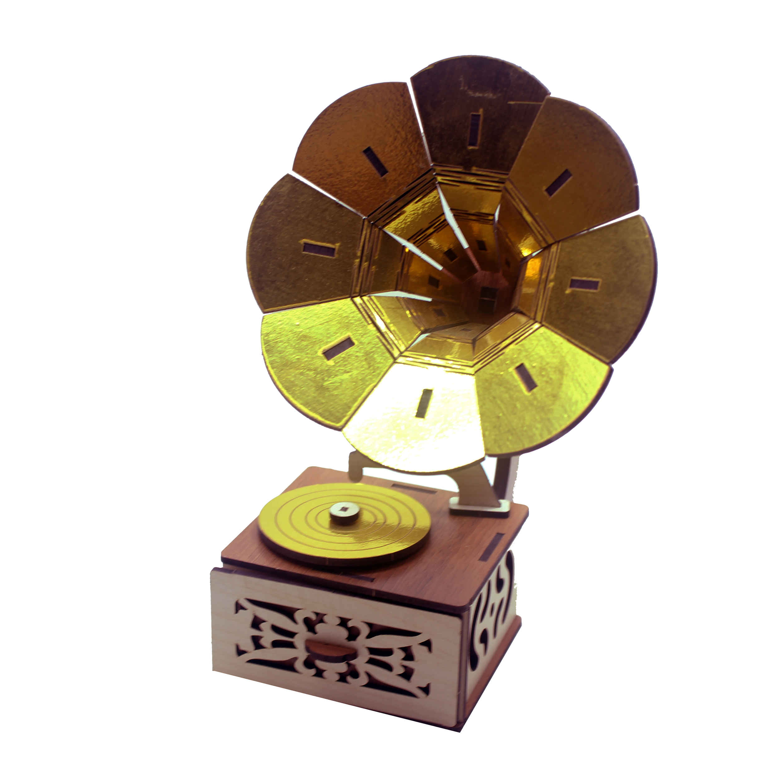 Price and Buy Maquette Model Kit: Wooden Gramophone Replica for Décor - Image 3