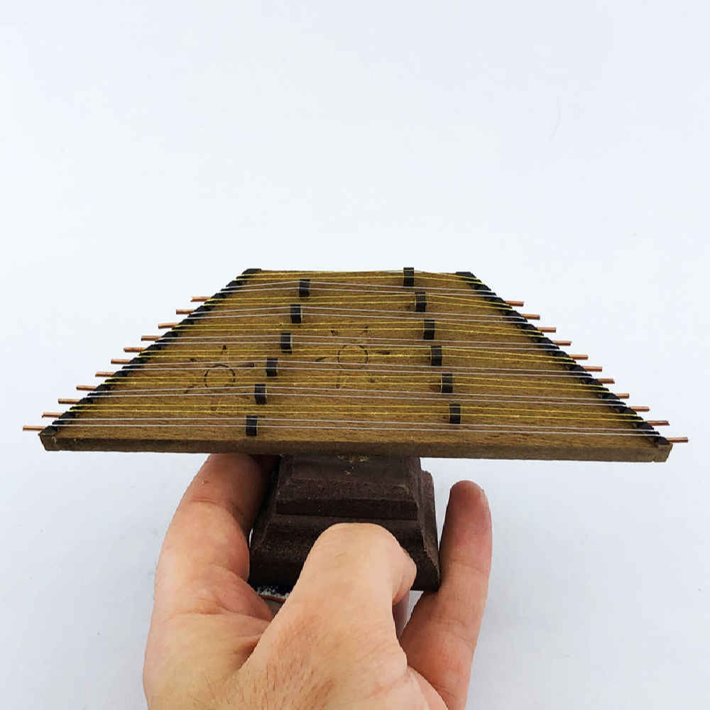 Price and Buy Maquette Model Kit: Wooden Replica Set of Persian Santoor and Kamancheh - Image 3