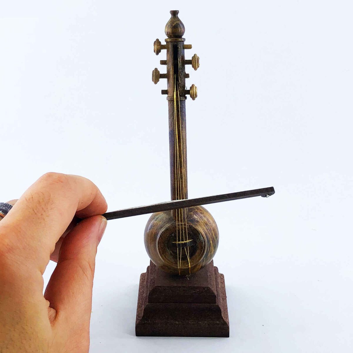 Price and Buy Maquette Model Kit: Wooden Replica Set of Persian Santoor and Kamancheh - Image 4