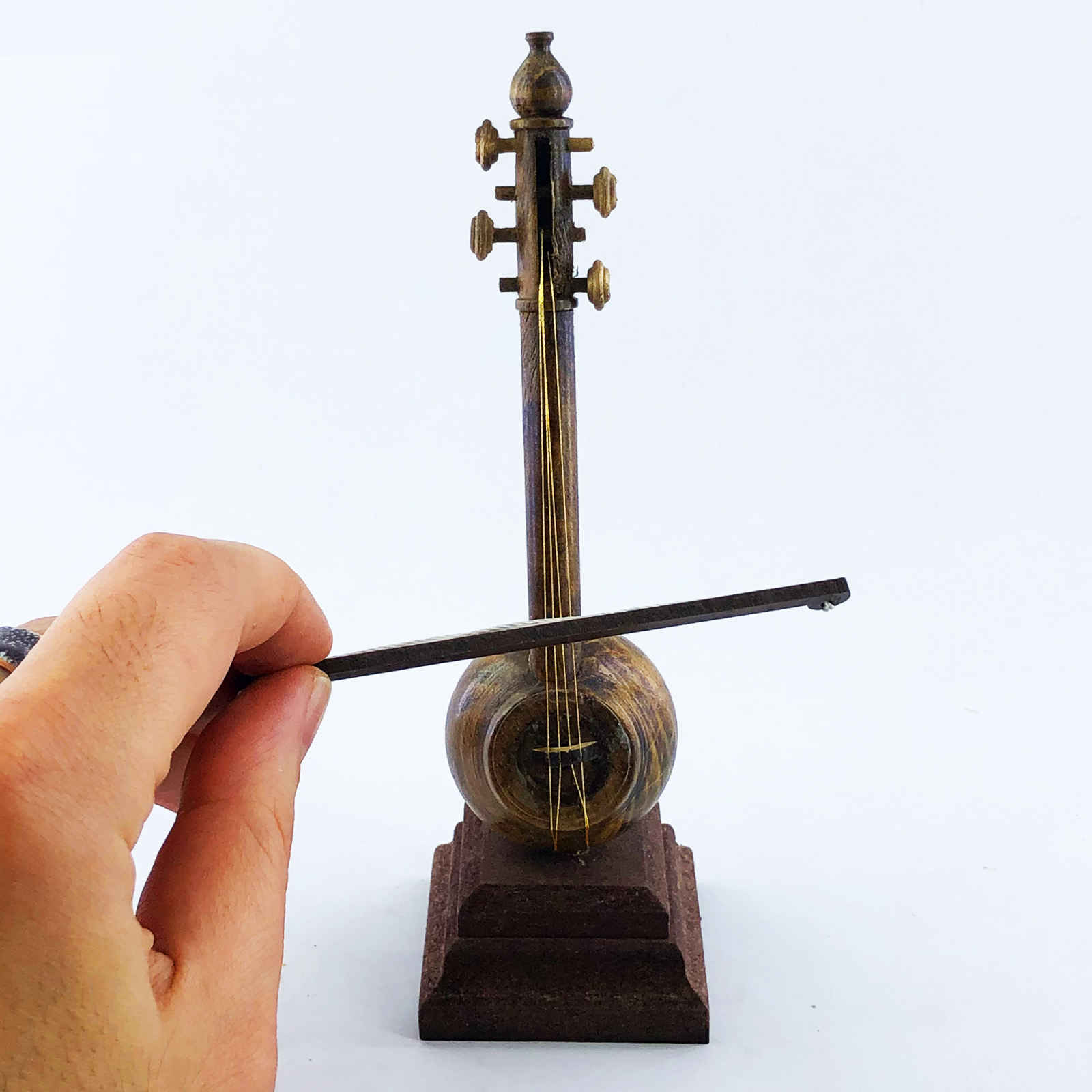 Price and Buy Maquette Model Kit: Wooden Replica Set of Persian Santoor and Kamancheh - Image 4