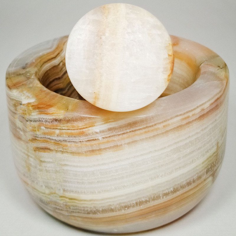 Price and Buy Marble Mortar and Pestle Set Handcrafted for Saffron & Spice Grinding - Image 4