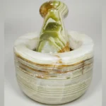 Price and Buy Marble Mortar & Pestle Set for Saffron & Spice Blending Model Karen - Image 3