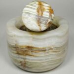 Price and Buy Marble Mortar & Pestle Set for Saffron & Spice Blending Model Karen - Image 5